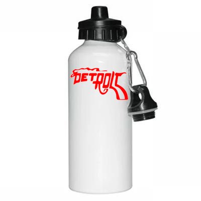 Detroit Gun Smoke Revolver Aluminum Water Bottle 