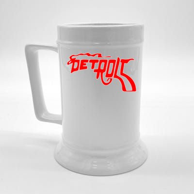 Detroit Gun Smoke Revolver Beer Stein