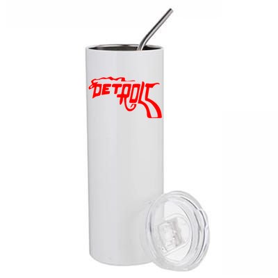 Detroit Gun Smoke Revolver Stainless Steel Tumbler