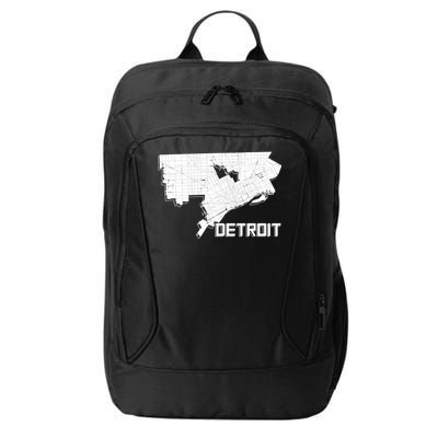 Detroit Illustration Map City Backpack