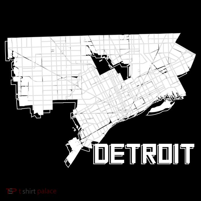 Detroit Illustration Map Impact Tech Backpack