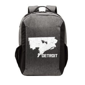 Detroit Illustration Map Vector Backpack