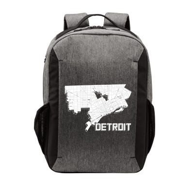 Detroit Illustration Map Vector Backpack