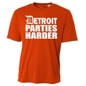 Detroit Parties Harder Cooling Performance Crew T-Shirt