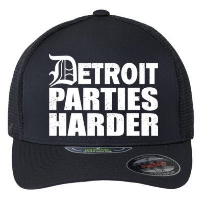 Detroit Parties Harder Flexfit Unipanel Trucker Cap