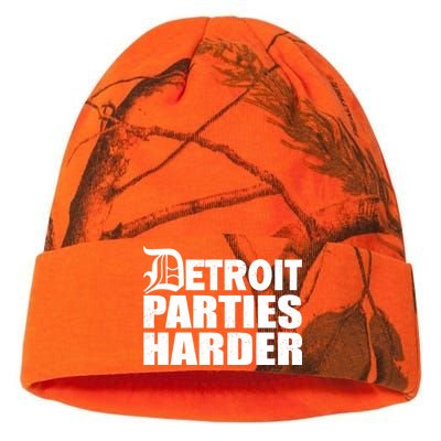 Detroit Parties Harder Kati Licensed 12" Camo Beanie