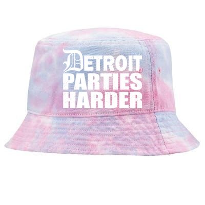 Detroit Parties Harder Tie-Dyed Bucket Hat