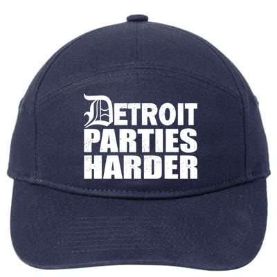 Detroit Parties Harder 7-Panel Snapback Hat