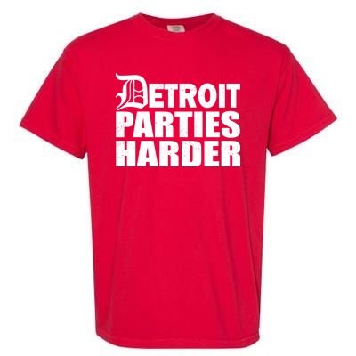 Detroit Parties Harder Garment-Dyed Heavyweight T-Shirt