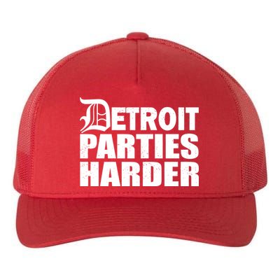 Detroit Parties Harder Yupoong Adult 5-Panel Trucker Hat