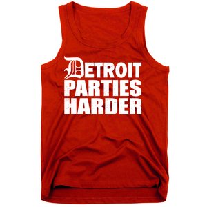 Detroit Parties Harder Tank Top