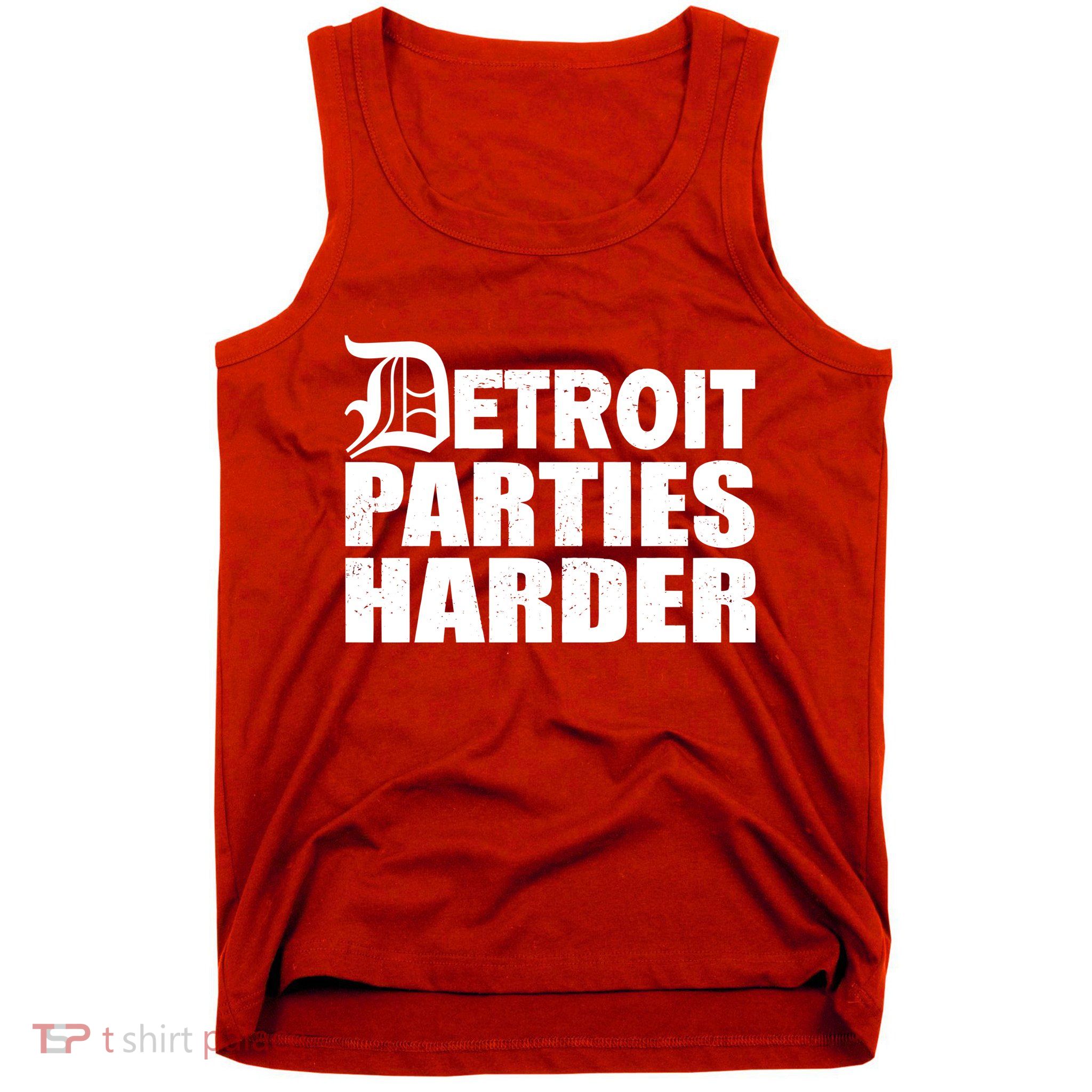 Detroit Parties Harder Tank Top