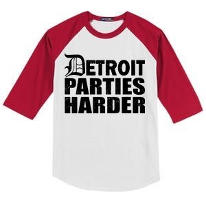 Detroit Parties Harder Kids Colorblock Raglan Jersey