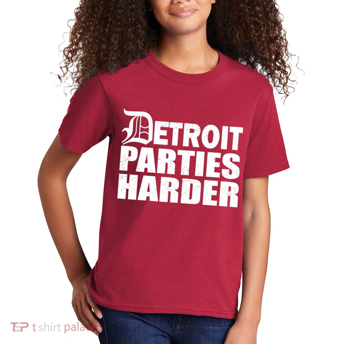 Detroit Parties Harder Kids T-Shirt