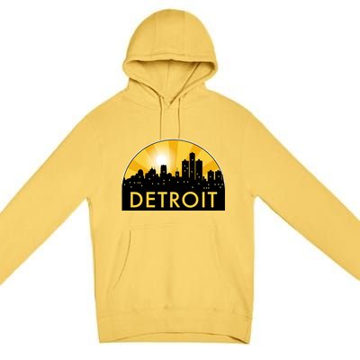 Detroit Record Logo Premium Pullover Hoodie