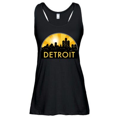 Detroit Record Logo Ladies Essential Flowy Tank