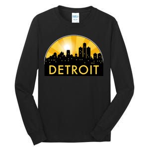 Detroit Record Logo Tall Long Sleeve T-Shirt