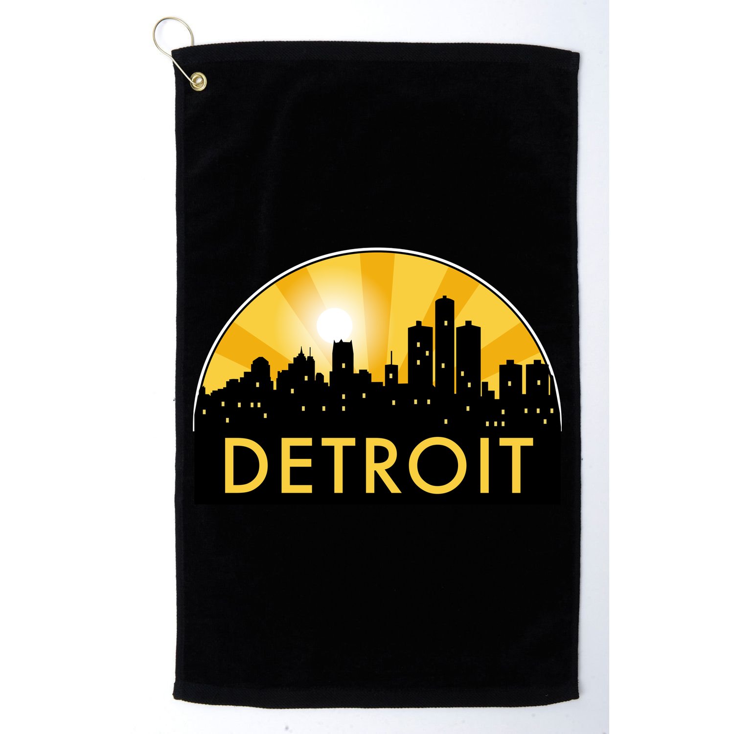 Detroit Record Logo Golf Towel