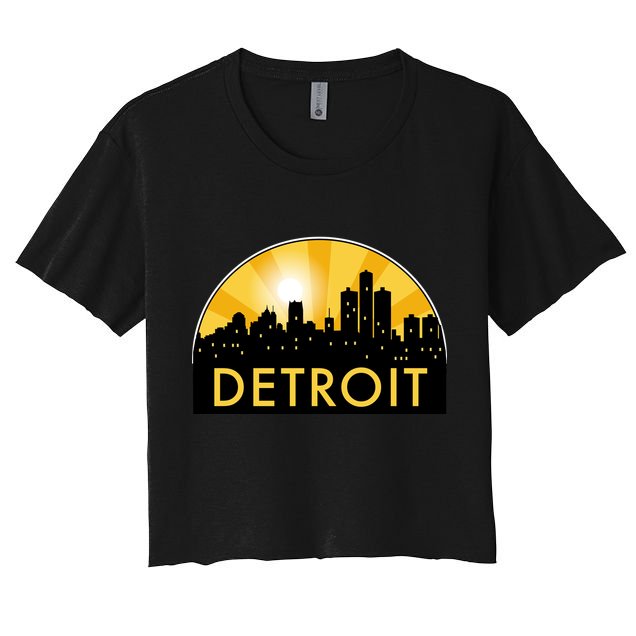 Detroit Record Logo Crop Top