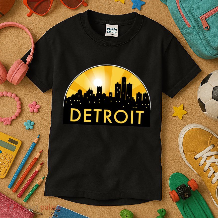 Detroit Record Logo Kids T-Shirt