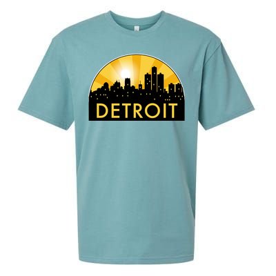 Detroit Record Logo Sueded Cloud Jersey T-Shirt