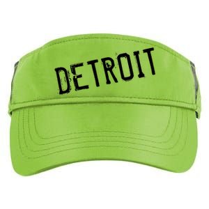 Detroit Retro Grunge Adult Drive Performance Visor