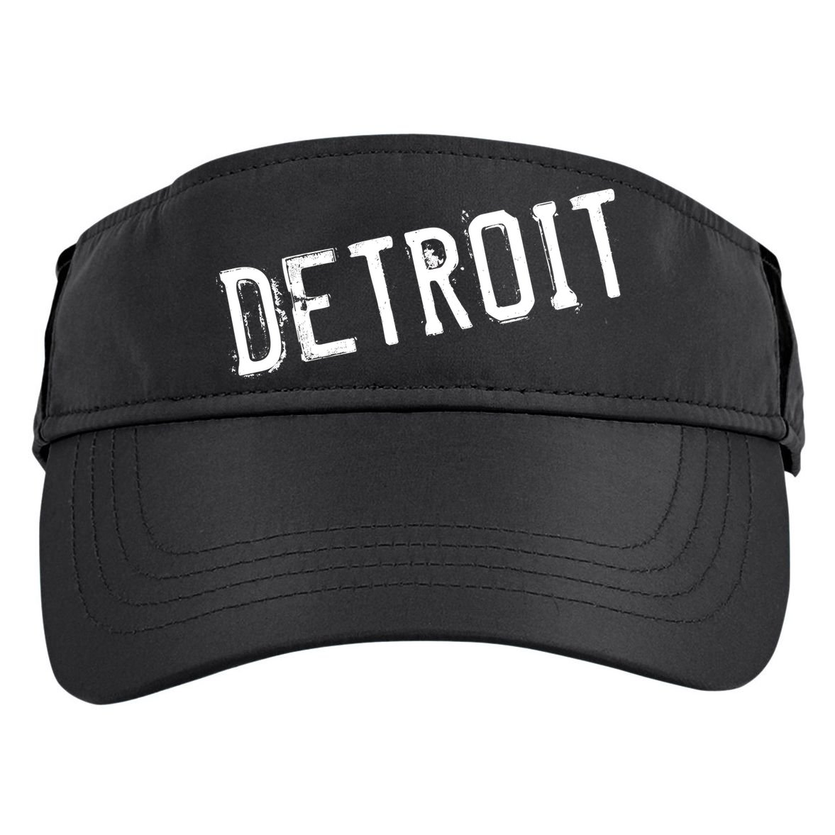 Detroit Retro Grunge Adult Drive Performance Visor