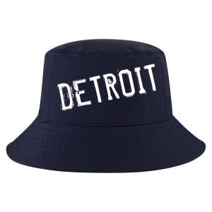 Detroit Retro Grunge Cool Comfort Performance Bucket Hat