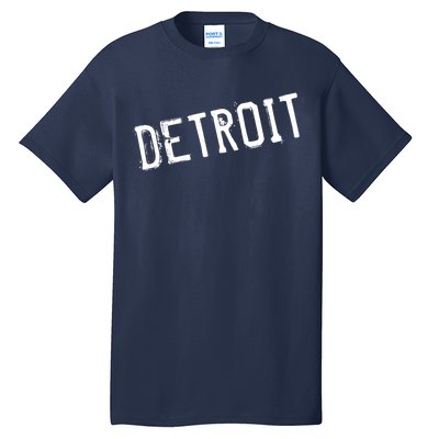 Detroit Retro Grunge Tall T-Shirt