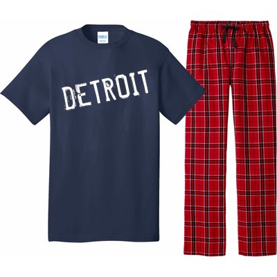 Detroit Retro Grunge Pajama Set