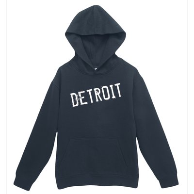 Detroit Retro Grunge Urban Pullover Hoodie