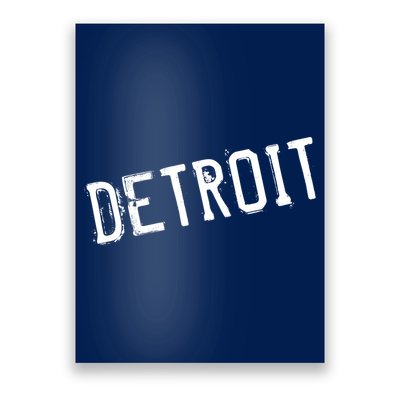 Detroit Retro Grunge Poster