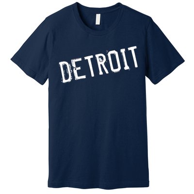 Detroit Retro Grunge Premium T-Shirt