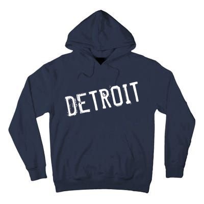 Detroit Retro Grunge Tall Hoodie