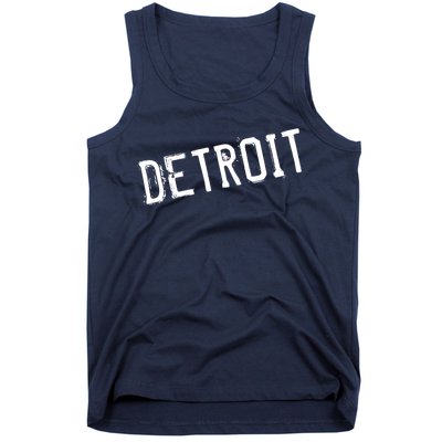 Detroit Retro Grunge Tank Top