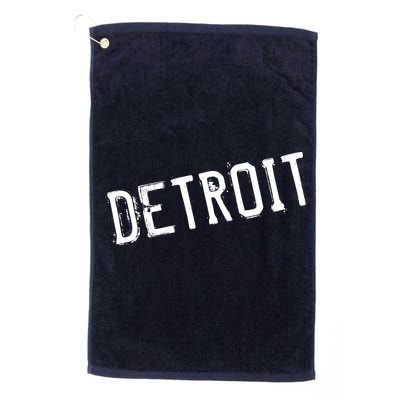 Detroit Retro Grunge Golf Towel