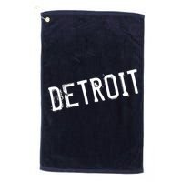 Detroit Retro Grunge Golf Towel