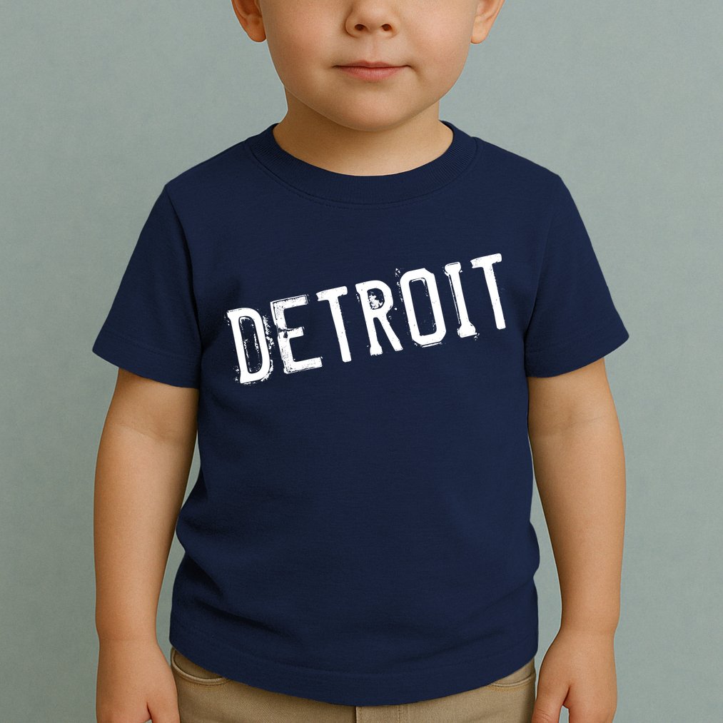 Detroit Retro Grunge Toddler T-Shirt