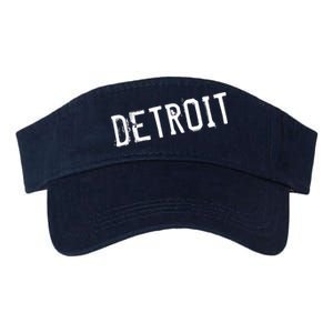 Detroit Retro Grunge Valucap Bio-Washed Visor