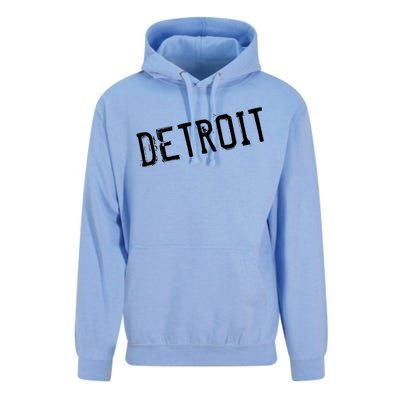 Detroit Retro Grunge Unisex Surf Hoodie