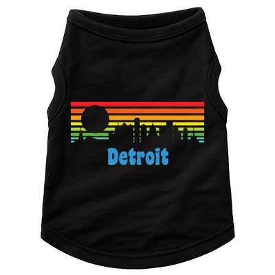 Detroit Retro Skyline Doggie Tank