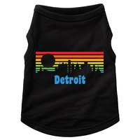 Detroit Retro Skyline Doggie Tank