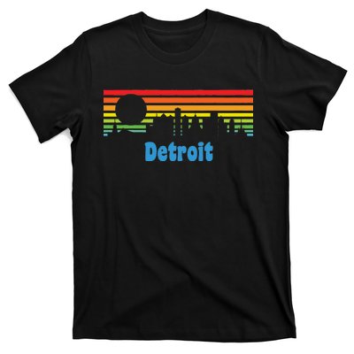 Detroit Retro Skyline T-Shirt