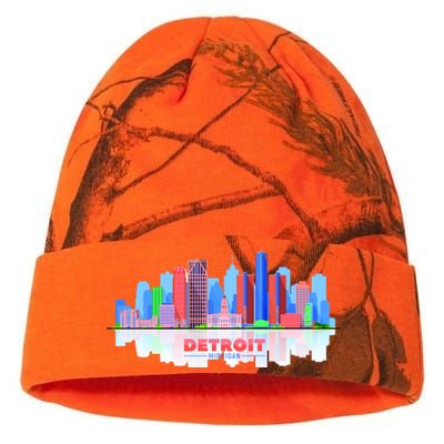 Detroit Skyline Abstract Kati Licensed 12" Camo Beanie