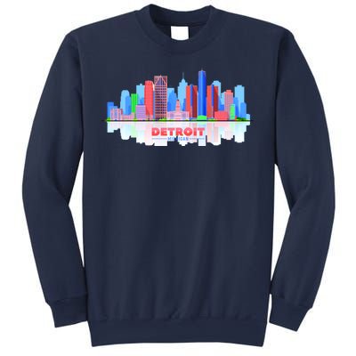 Detroit Skyline Abstract Sweatshirt