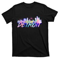 Detroit Skyline Paint T-Shirt