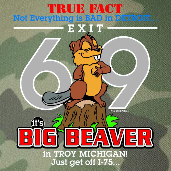 Detroit True Fact Big Beaver Exit 69 Legacy Tie Dye Trucker Hat