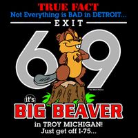 Detroit True Fact Big Beaver Exit 69 Impact Tech Backpack