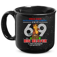 Detroit True Fact Big Beaver Exit 69 15oz Campfire Ceramic Mug