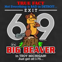 Detroit True Fact Big Beaver Exit 69 15oz Campfire Ceramic Mug